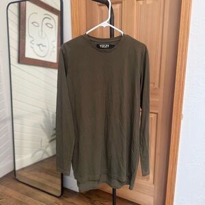 Yeezy Men's Khaki Short Sleeve Tee